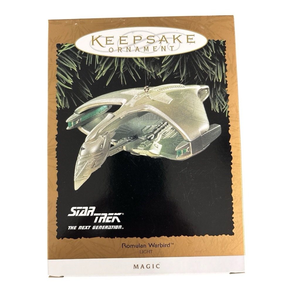 Star Trek Romulan Warbird Hallmark Keepsake Vintage Christmas Ornament